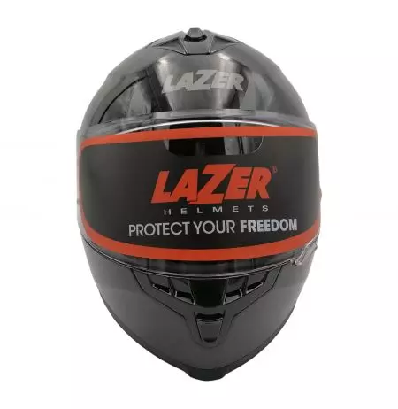 "Lazer Vertigo Evo Z-Line" juodas metalinis L formos integralinis motociklininko šalmas-3