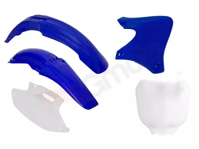 Racetech műanyag szett Yamaha YZF 400 426 98-99 kék fehér tányérral - YZF-OEM-505