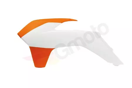 Racetech 2015 radiatoriaus dangteliai oranžinės ir baltos spalvos - KT04052999WRT