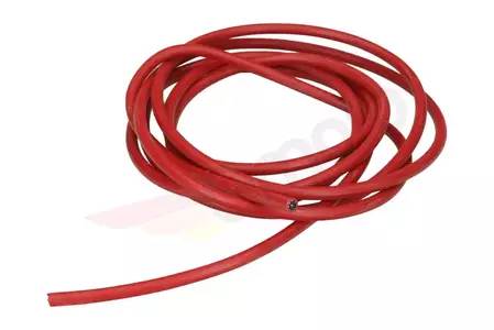 1m przewodu wys. napiecia 7mm, czerwony, silikon, BERU