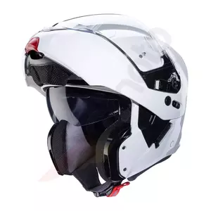 Caberg Horus casco da moto a mascella bianco lucido M-3