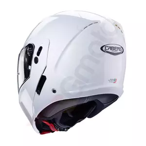 Caberg Horus casco da moto a mascella bianco lucido M-4