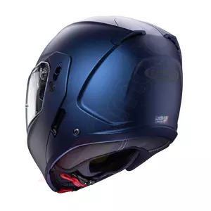 Caberg Horus moto mandíbula casco azul mate M-4