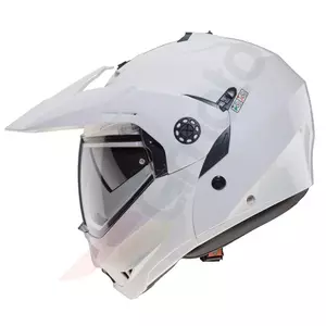 Caberg Tourmax enduro jaw capacete de motociclista branco brilhante Pinlock L-2