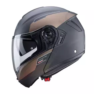 Caberg Levo Prospect motociklistička kaciga za cijelo lice, mat crno/smeđa M-2