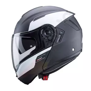 Caberg Levo Prospect casco da moto a ganascia nero opaco/bianco XS-2