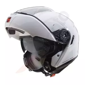 Caberg Levo hvid højglans XXL motorcykelkæbehjelm-3