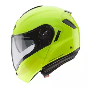Caberg Levo Hi Vizion gelb fluo S Motorrad Kiefer Helm-2