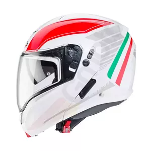 Caberg Horus Tribute bianco/verde/rosso mascella casco moto XS-2