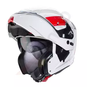 Caberg Horus Tribute bianco/verde/rosso mascella casco moto XS-3