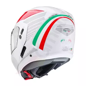 Caberg Horus Tribute bianco/verde/rosso mascella casco moto XS-4