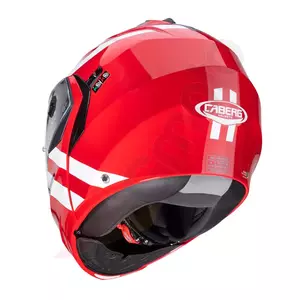 "Caberg Duke II Superlegend" raudonos/baltos spalvos "Pinlock M" motociklininko šalmas-4