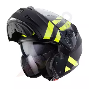 Caberg Duke II Superlegend negro/amarillo fluo mat Pinlock L casco moto mandíbula-3