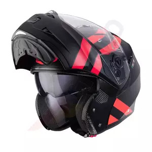 Caberg Duke II Superlegend motociklistička kaciga za cijelo lice crna/crvena fluo mat Pinlock S-3