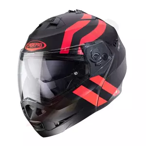 Caberg Duke II Superlegend negru/roșu fluo mat Pinlock L cască de motocicletă cu mandibulă pentru motociclete-1