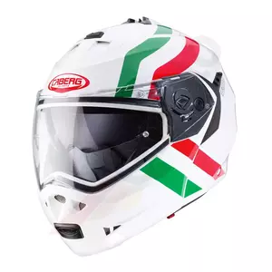 Caberg Duke II Superlegend blanco/verde/rojo Pinlock XL casco de moto mandíbula-1