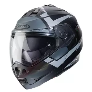 Caberg Duke II Kito jaw capacete de motociclista preto/cinzento mate Pinlock S - C0II00D0/S