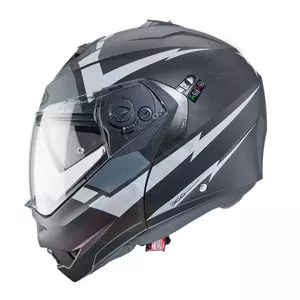 Caberg Duke II Kito jaw capacete de motociclista preto/cinzento mate Pinlock M-2