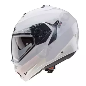 Caberg Duke II branco metálico Pinlock M capacete de motociclista com maxilar-2