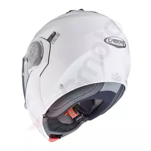 Caberg Droid blanco brillante Pinlock S mandíbula casco de moto-4