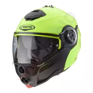 Caberg Droid Hi Vizion giallo fluo/nero Pinlock S casco moto jaw - C0HA0026/S