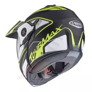 Caberg Tourmax negro/blanco/amarillo fluo mat casco enduro moto XL-4