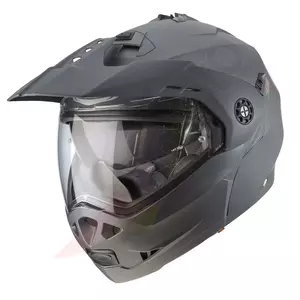 Caberg Tourmax capacete de motociclismo de enduro para maxilas cinzento mate Pinlock S-1
