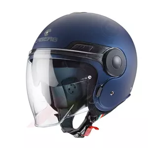 Caberg Uptown motorcykelhjelm med åbent ansigt blå mat M-1