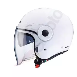 Caberg Uptown motociklista ķivere ar atvērtu seju balta spīdīga M-2