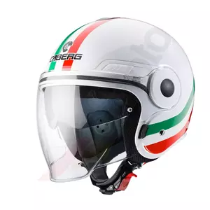 Caberg Uptown Chrono otevřená helma na motorku bílá/zelená/červená XS - C6GE00A8/XS