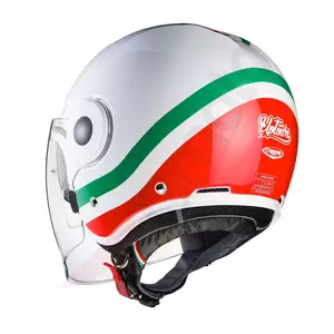 Caberg Uptown Chrono capacete aberto de motociclista branco/verde/vermelho M-3
