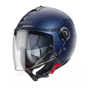 Caberg Riviera V4 motorcykelhjelm med åbent ansigt blå mat M-1