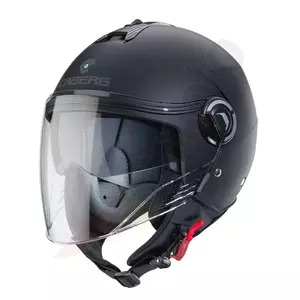 Caberg Riviera V4 cască de motocicletă cu fața deschisă, negru mat M-1