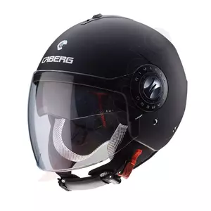 Caberg Riviera V3 atvērtā sejas ķivere motociklam melna matēta XXL-1