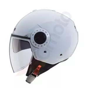 Caberg Riviera V3 casque moto ouvert blanc brillant XL-2