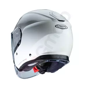 Caberg Flyon atvērtā sejas ķivere motociklam balta spīdīga Pinlock XL-3