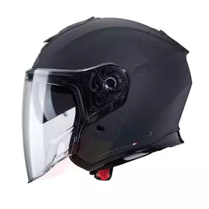 Caberg Flyon cască de motocicletă cu fața deschisă negru mat Pinlock M-2