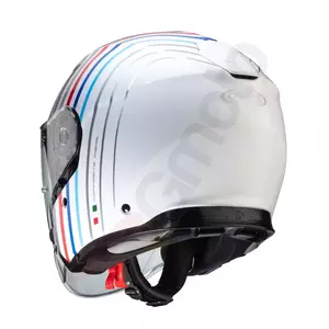 Caberg Flyon Bakari casco de moto abierto blanco/plata/rojo Pinlock XXL-3