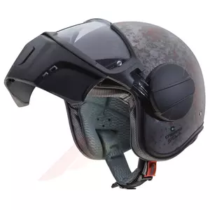 Caberg Ghost capacete aberto de motociclista enferrujado S-3