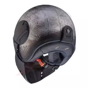 Caberg Ghost motorcykelhjälm med öppet ansikte stålfärg XXL-4