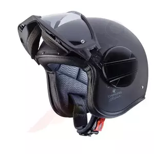 Caberg Ghost motoristična čelada z odprtim obrazom črna mat XXL-4