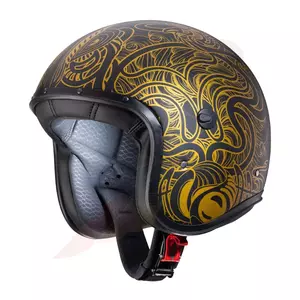 Caberg Freeride Maori casco moto aperto nero/oro opaco M-1