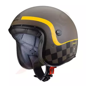 Caberg Freeride Formula casco moto aperto marrone/giallo opaco M-1
