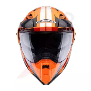 Caberg Xtrace Savana Enduro-Motorradhelm orange/schwarz/grau XXL-3