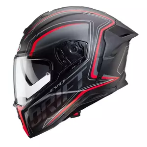 Capacete integral para motociclistas Caberg Drift Evo Integra preto/cinzento/vermelho mate Pinlock XL-2