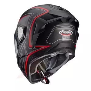 Capacete integral para motociclistas Caberg Drift Evo Integra preto/cinzento/vermelho mate Pinlock XL-3