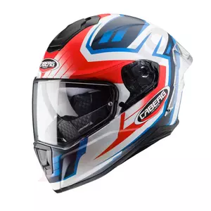 Caberg Drift Evo Gama casco moto integrale bianco/blu/rosso fluo Pinlock L - C2OE00H7/L