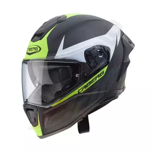 Caberg Drift Evo Carbon cinzento/amarelo fluo mat Pinlock capacete integral de motociclista M-1