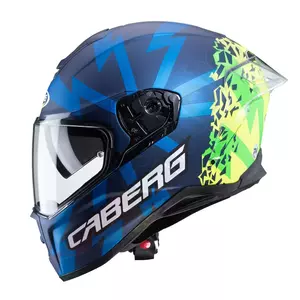 Cască de motocicletă integrală Caberg Drift Evo Storm albastru/galben/verde fluo mat XXL-2