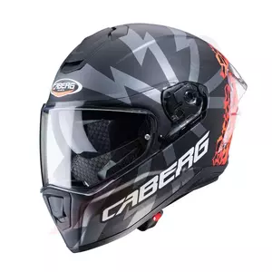 Caberg Drift Evo Storm casque moto intégral noir mat/rouge/orange fluo XXL - C2OH00J2/XXL